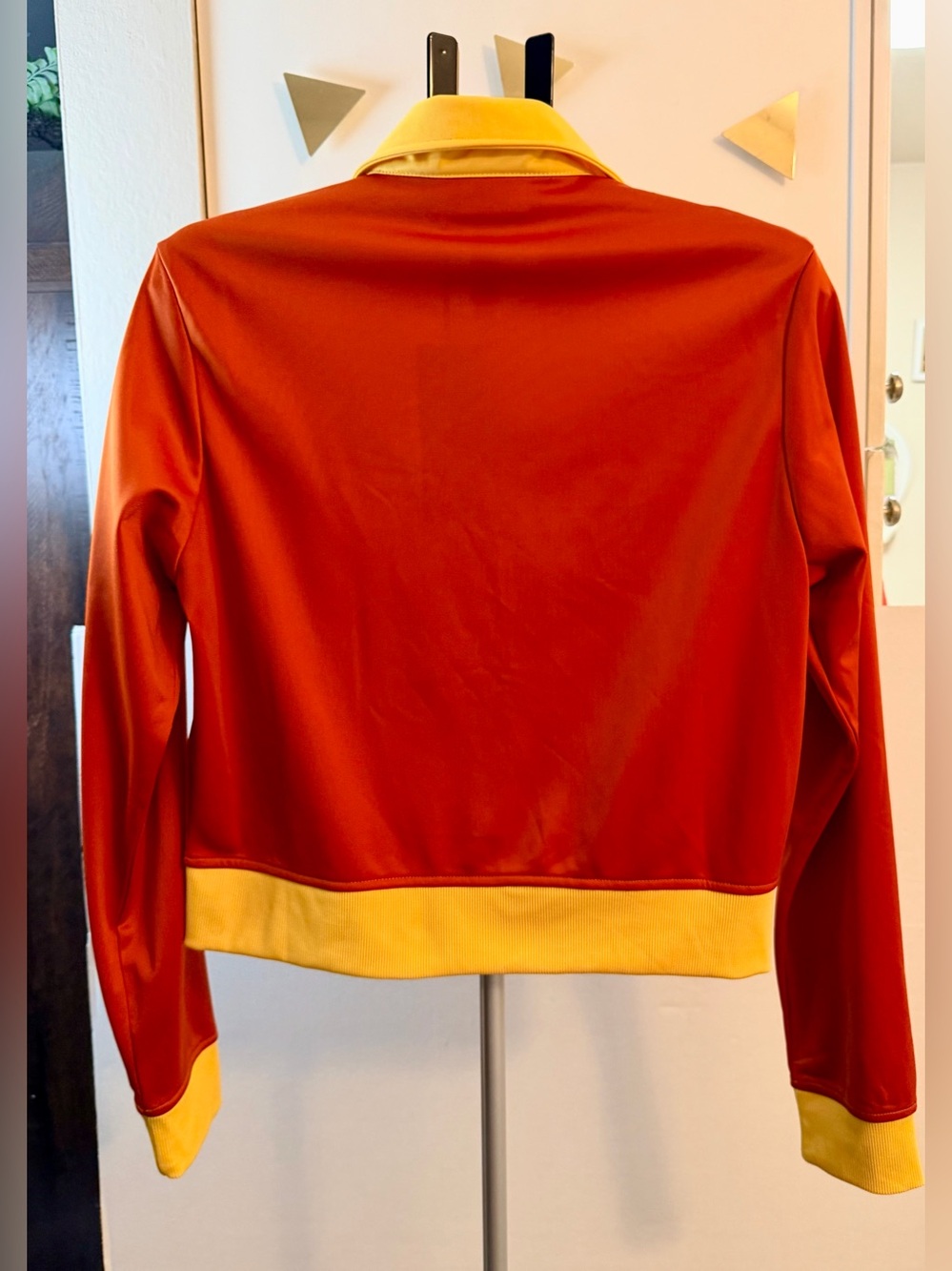 Fila Yellow & Red Colorblock Zip Jacket Small - Picture 4 of 16
